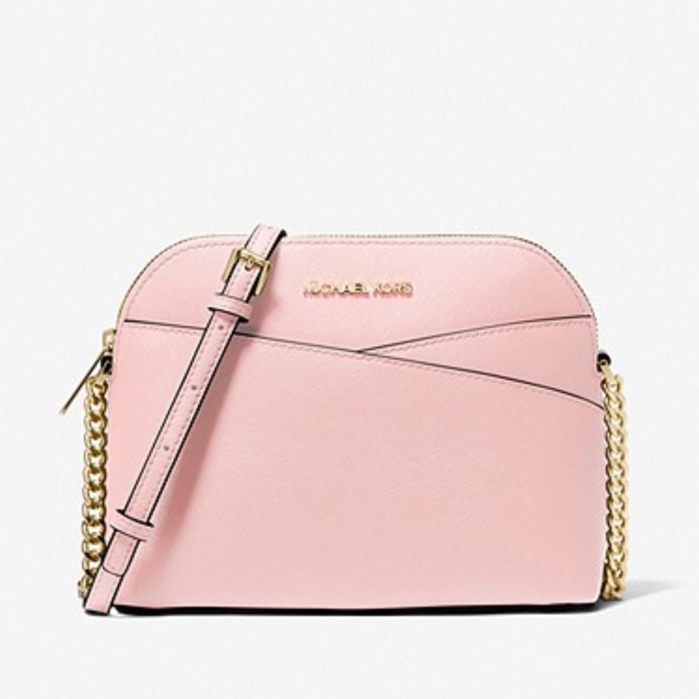 MICHAEL KORS
Jet Set Travel Medium Dome Crossbody Bag
Powder Blush 
NWT - Picture 2 of 16